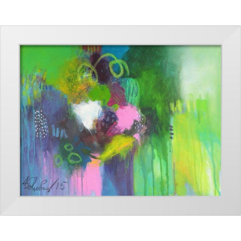 A Day at the Coast 0.6 White Modern Wood Framed Art Print by Schueler, Anna