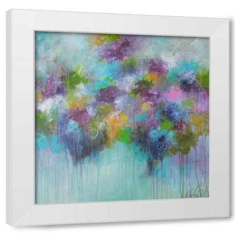 DonÃ¢â‚¬â„¢t Hold Back The Feeling White Modern Wood Framed Art Print by Schueler, Anna