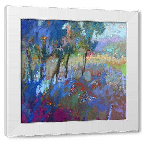 Color Field 44 White Modern Wood Framed Art Print by Schmidt, Jane