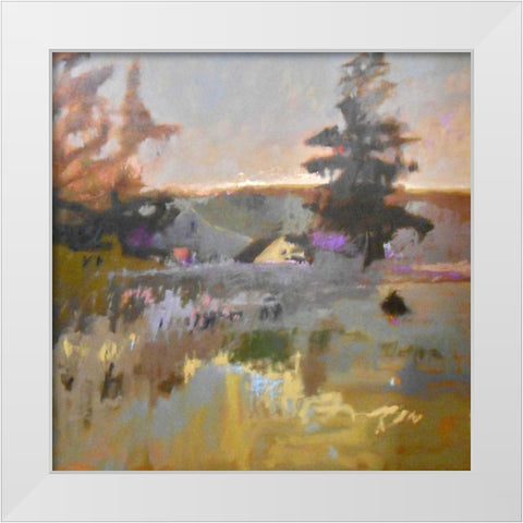 Pastoral IX White Modern Wood Framed Art Print by Schmidt, Jane
