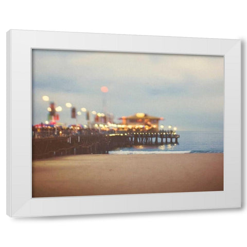 Beach Candy White Modern Wood Framed Art Print by Soffia, Myan