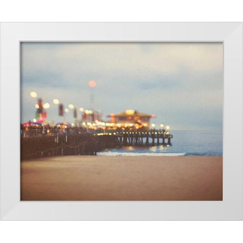 Beach Candy White Modern Wood Framed Art Print by Soffia, Myan