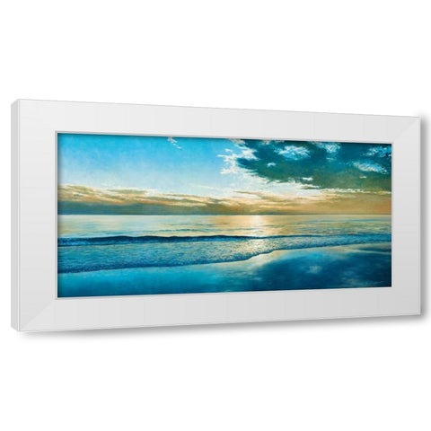 Amelia Island Dawn White Modern Wood Framed Art Print by Sullivan, Kent