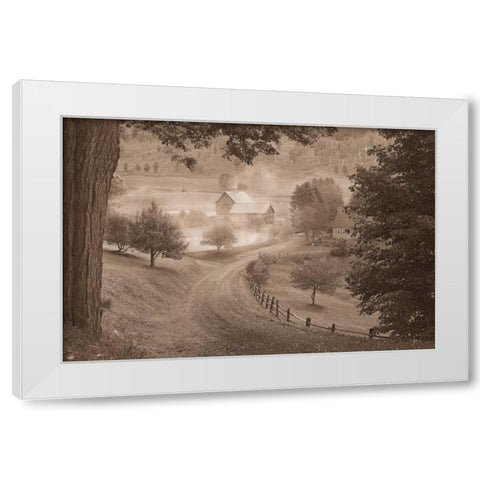 Sleepy Hollow White Modern Wood Framed Art Print by Svibilsky, Igor