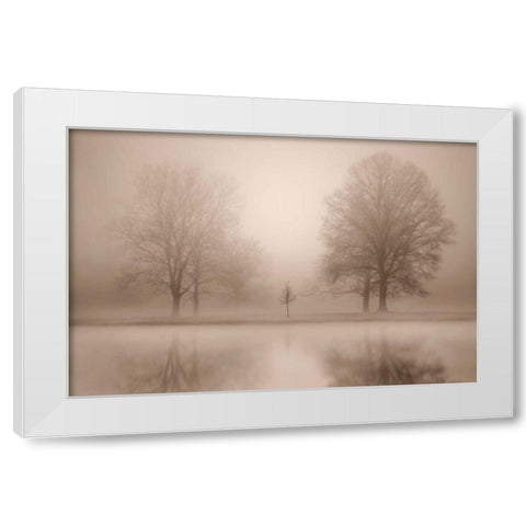 The Family White Modern Wood Framed Art Print by Svibilsky, Igor