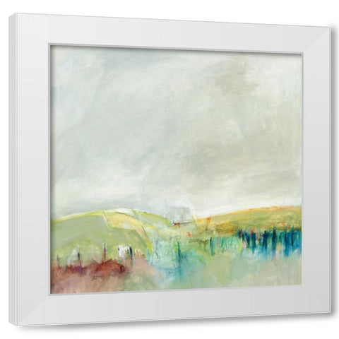 Marking Out the Morning White Modern Wood Framed Art Print by Sheridan, Alice