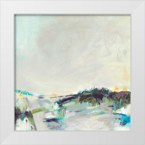 Stepping Out White Modern Wood Framed Art Print by Sheridan, Alice