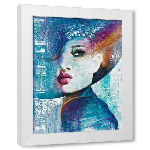 Angie White Modern Wood Framed Art Print by Staples, Colin John