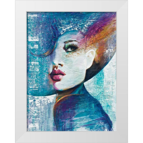 Angie White Modern Wood Framed Art Print by Staples, Colin John