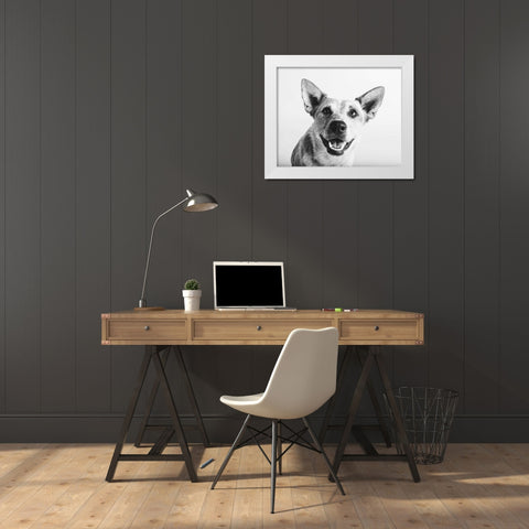 Irma White Modern Wood Framed Art Print by Sabo, Susan