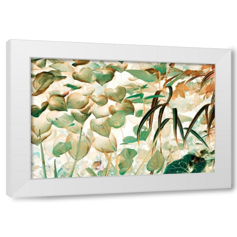 Autumn Fantasy White Modern Wood Framed Art Print by Stalus, Judy