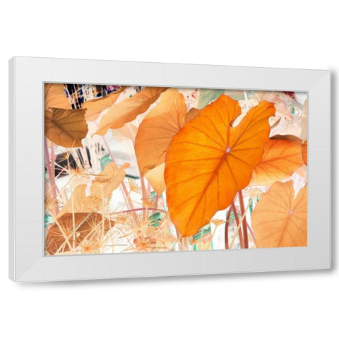 Elephant Ears White Modern Wood Framed Art Print by Stalus, Judy
