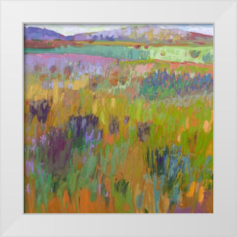 After a Spring Rain White Modern Wood Framed Art Print by Schmidt, Jane