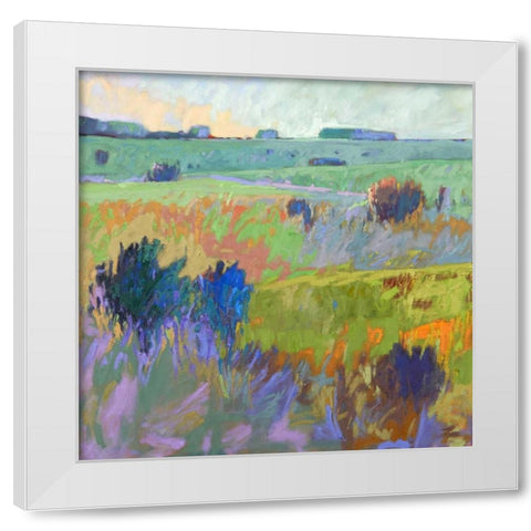 From Here to There White Modern Wood Framed Art Print by Schmidt, Jane