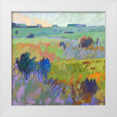 From Here to There White Modern Wood Framed Art Print by Schmidt, Jane