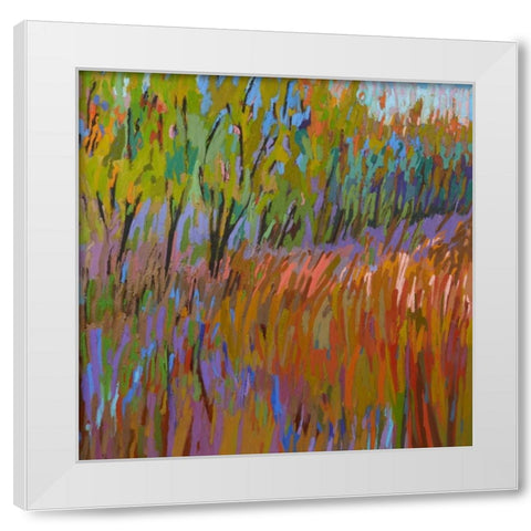 Pastoral XVII White Modern Wood Framed Art Print by Schmidt, Jane