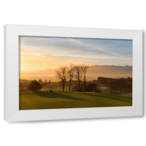 Soothing Light White Modern Wood Framed Art Print by Schneidersmann, Anne