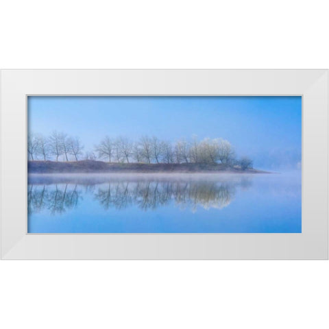 Peace of Mind White Modern Wood Framed Art Print by Schneidersmann, Anne