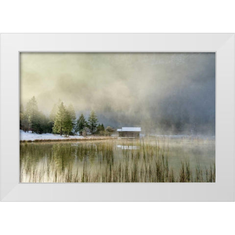 First Touch of Snow White Modern Wood Framed Art Print by Schneidersmann, Anne