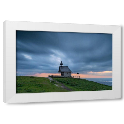 Close To Heaven White Modern Wood Framed Art Print by Schneidersmann, Anne