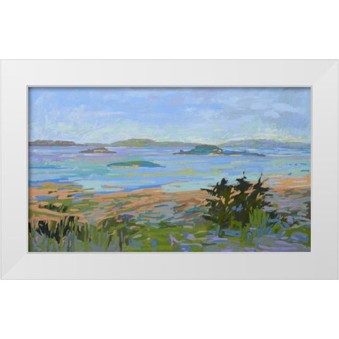 Islands Off the Mainland White Modern Wood Framed Art Print by Schmidt, Jane
