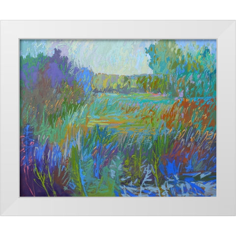 Color Field No. 67 White Modern Wood Framed Art Print by Schmidt, Jane