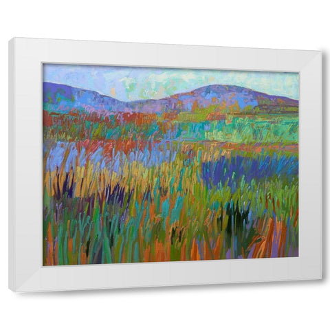 Color Field No. 68 White Modern Wood Framed Art Print by Schmidt, Jane