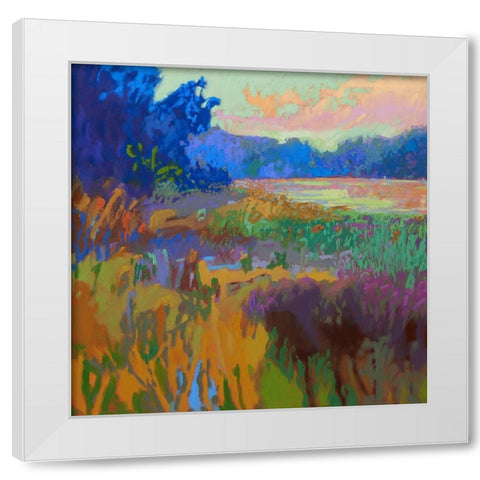 Pastoral XV White Modern Wood Framed Art Print by Schmidt, Jane