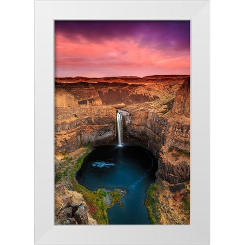 Palouse Falls White Modern Wood Framed Art Print by Severn, Shawn/Corinne
