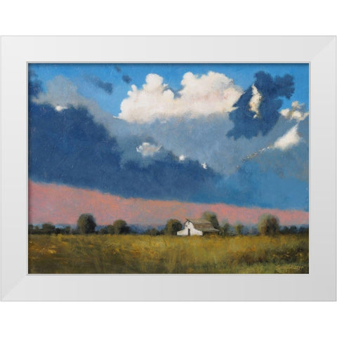 Approaching Storm White Modern Wood Framed Art Print by Stotts, Thomas