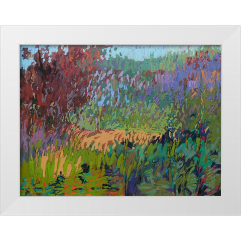 Color Field No. 72 White Modern Wood Framed Art Print by Schmidt, Jane