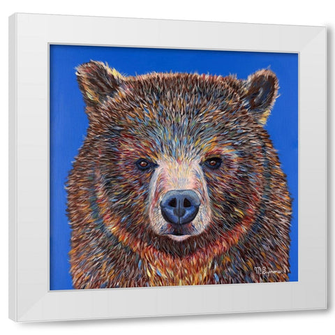 Gus White Modern Wood Framed Art Print by Symons, Melissa