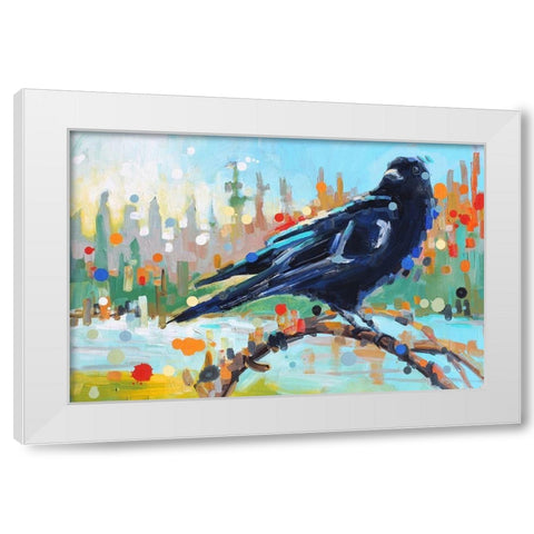 A Thousand Times White Modern Wood Framed Art Print by Swanson, Adam