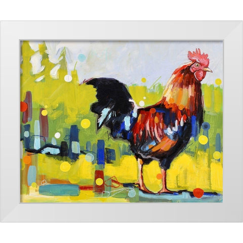 Papa Was a Rodeo White Modern Wood Framed Art Print by Swanson, Adam