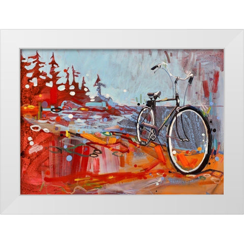 When I Die, Set Me Free White Modern Wood Framed Art Print by Swanson, Adam