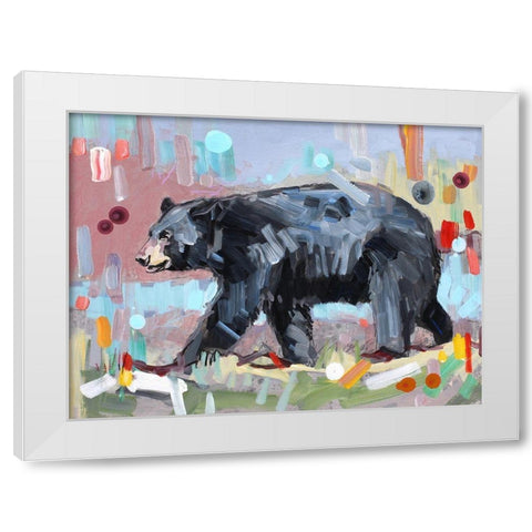 Wild Heart White Modern Wood Framed Art Print by Swanson, Adam