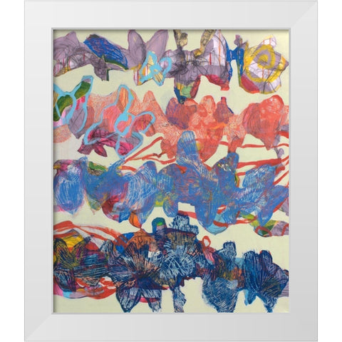 Flurina White Modern Wood Framed Art Print by Siegmann, Sofie