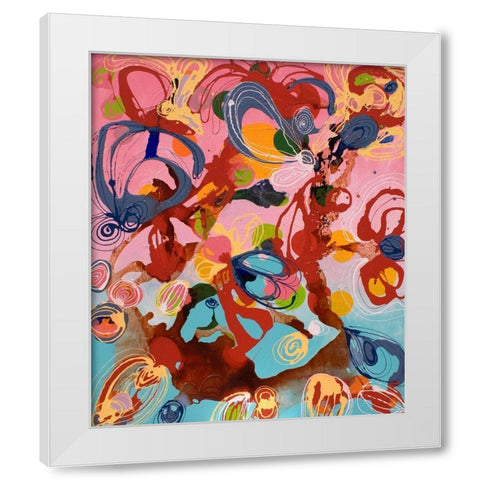My Kind of Luck White Modern Wood Framed Art Print by Siegmann, Sofie