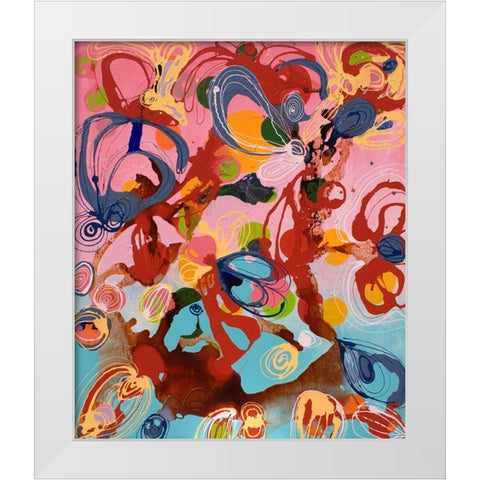 My Kind of Luck White Modern Wood Framed Art Print by Siegmann, Sofie