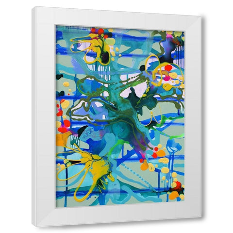 One Piece White Modern Wood Framed Art Print by Siegmann, Sofie
