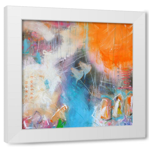 Coming Home No. 4 White Modern Wood Framed Art Print by Schubert, Bea Garding