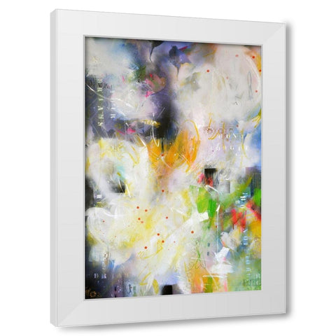 Donaâ‚¬â„¢t Forget Your Dreams No. 1 White Modern Wood Framed Art Print by Schubert, Bea Garding