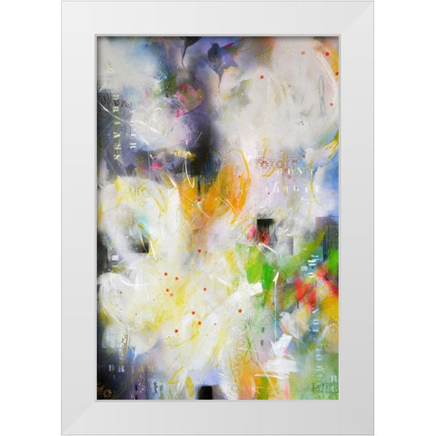 Donaâ‚¬â„¢t Forget Your Dreams No. 1 White Modern Wood Framed Art Print by Schubert, Bea Garding
