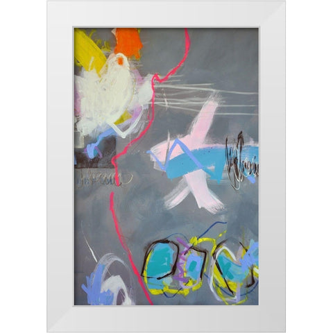 A Dream No. 2 White Modern Wood Framed Art Print by Schubert, Bea Garding