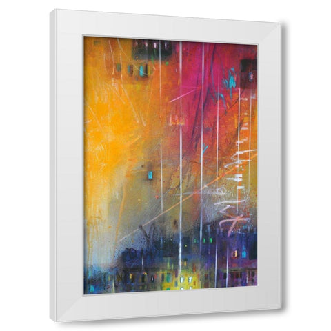 Light No. 17 White Modern Wood Framed Art Print by Schubert, Bea Garding