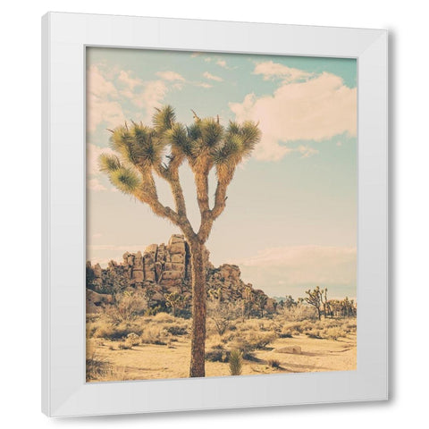 JT White Modern Wood Framed Art Print by Soffia, Myan