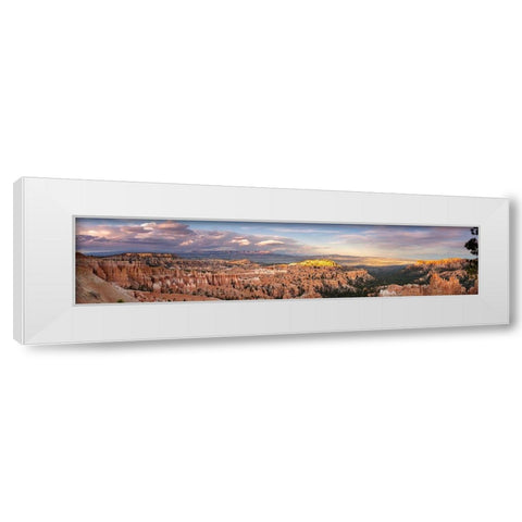 Sunset Storm Clouds White Modern Wood Framed Art Print by Severn, Shawn/Corinne