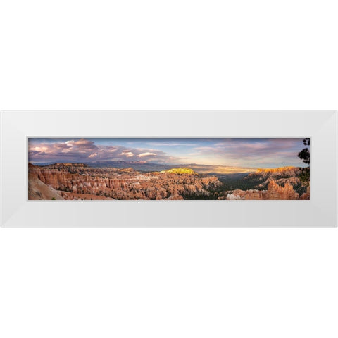 Sunset Storm Clouds White Modern Wood Framed Art Print by Severn, Shawn/Corinne