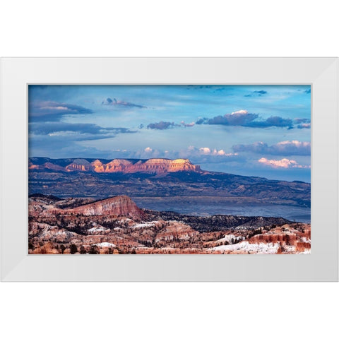Last Light White Modern Wood Framed Art Print by Severn, Shawn/Corinne