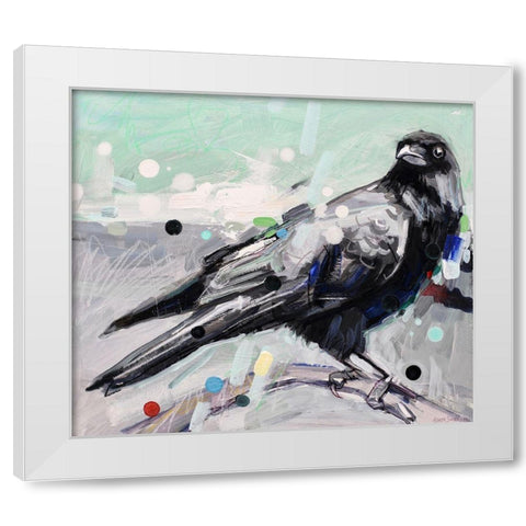 Reality White Modern Wood Framed Art Print by Swanson, Adam
